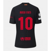 Camisa de time de futebol Barcelona Ansu Fati #10 Replicas 2º Equipamento 2024-25 Manga Curta